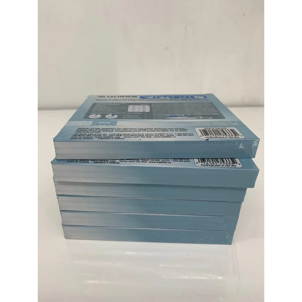 FujiFilm DVD -R 3 Disk 120 MIN 4.7 GB LOT OF 6 Sealed